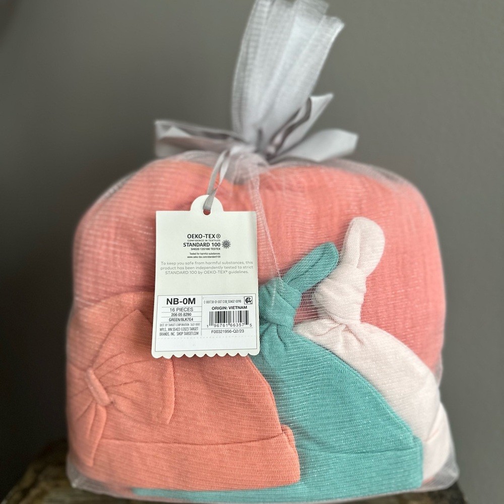 Baby Girl Sleeper, Onsie and Hat Gift Set